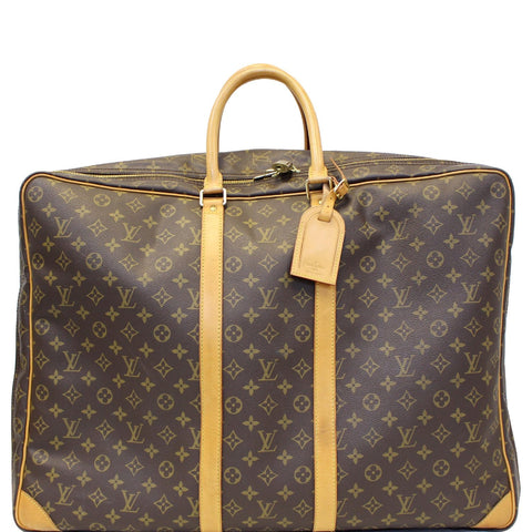 LOUIS VUITTON Sirius 55 Monogram Canvas Suitcase Travel Bag Brown