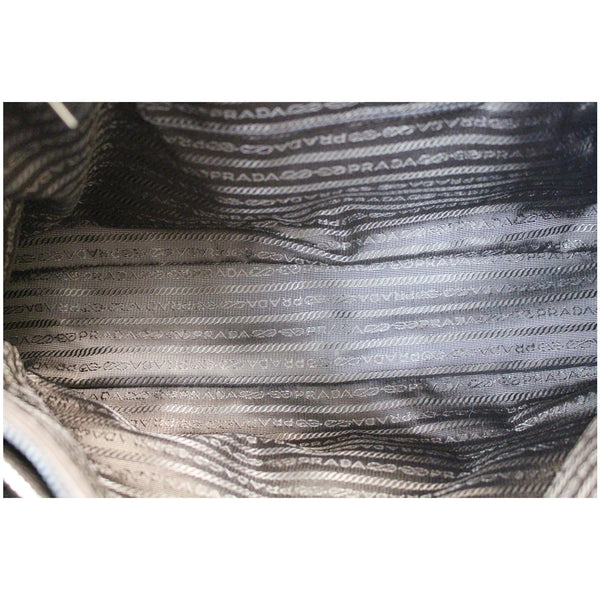 Prada Vitello Daino Leather Large Tote Bag Brown