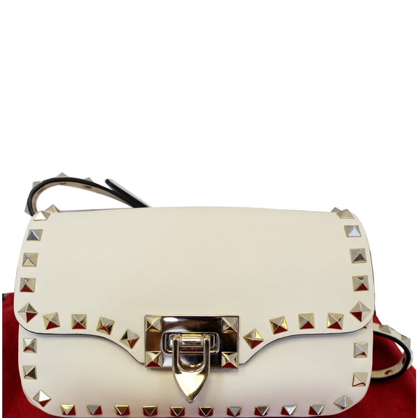 Valentino Rockstud Mini Flap Leather Crossbody Bag-US