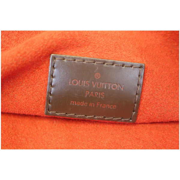 Louis Vuitton Damier Ebene Evora MM Tote Shoulder Bag - Lv logo