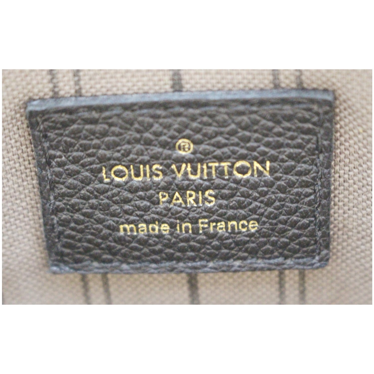 Louis Vuitton Monogram Empreinte Leather Noir Bastille MM Bag