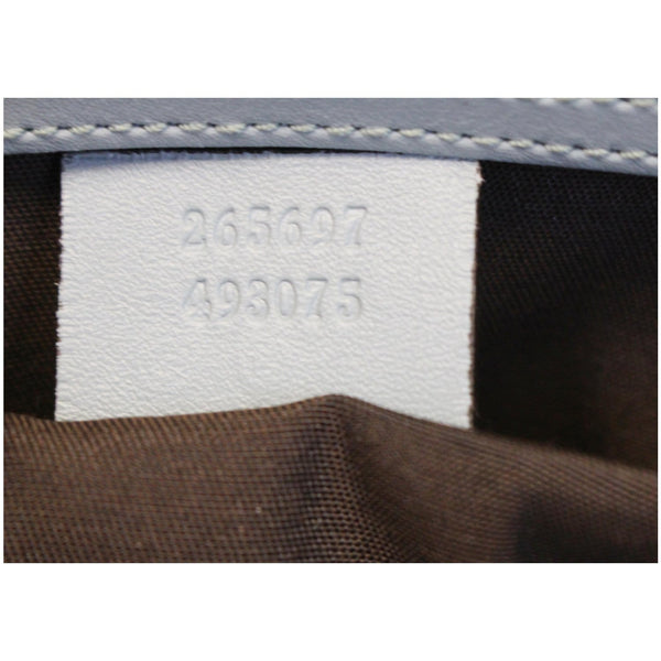 GUCCI Medium Joy Guccissima Leather Boston Bag Turquoise