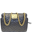 Fendi Upside Down Leather Belt Bag in Black For Women