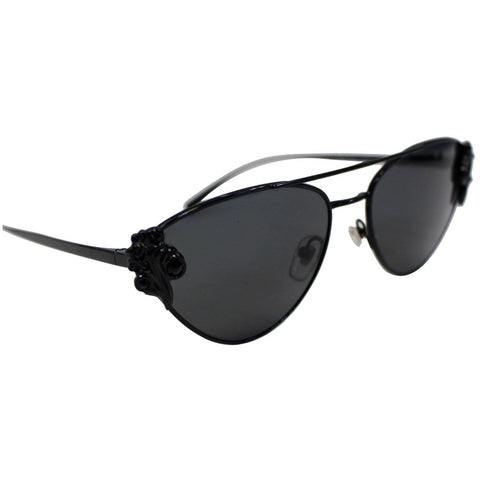 Versace Black Frame Grey Lenses Sunglasses - Black