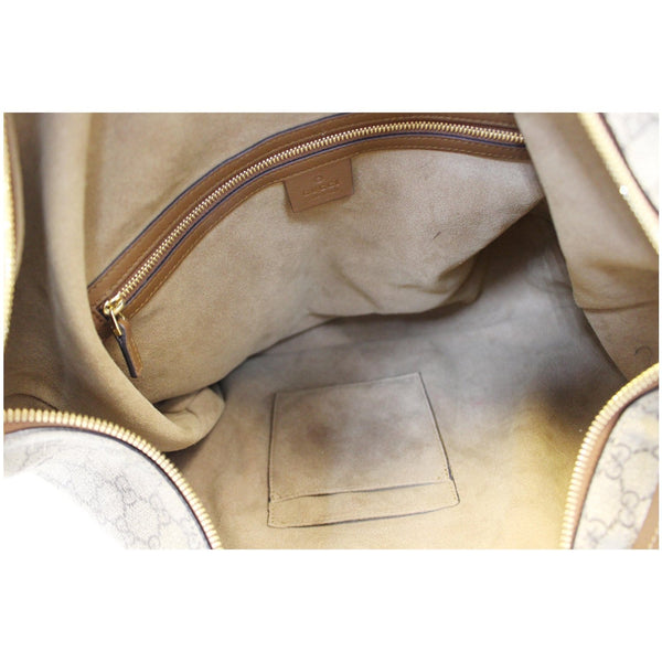 GUCCI GG Supreme Canvas Hobo Shoulder Bag Beige/Brown-US