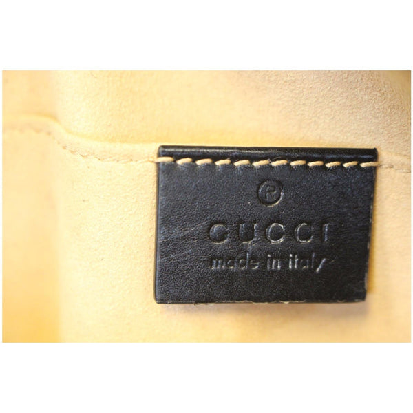 GUCCI GG Marmont Matelasse Black Leather Belt Bag 476434-US