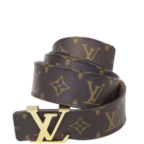 LOUIS VUITTON Monogram Canvas LV Initials Belt 110/44