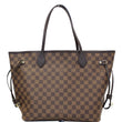 Louis Vuitton Neverfull MM Damier Ebene Tote Shoulder Bag