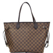 Louis Vuitton Neverfull MM Damier Ebene Tote Shoulder Bag