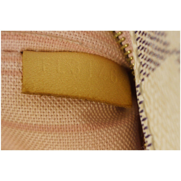 LOUIS VUITTON Pochette Wristlet Pouch Damier Azur Neverfull MM/GM Rose Ballerine