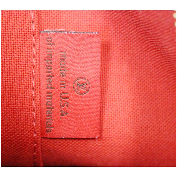 LOUIS VUITTON Alma PM Damier Ebene Satchel Bag Brown