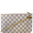 Louis Vuitton Pochette Wristlet Neverfull Pouch Damier Azur