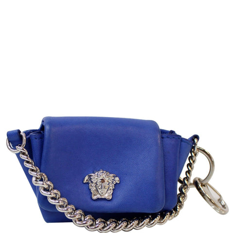 VERSACE Micro Sultan Keychain Blue