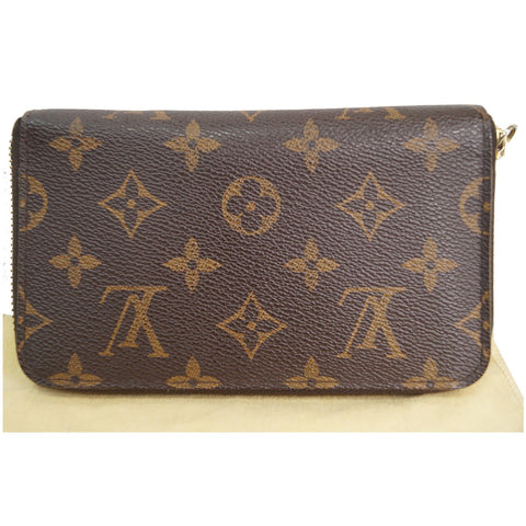 Louis Vuitton Monogram Zippy Canvas Organizer Wallet back view