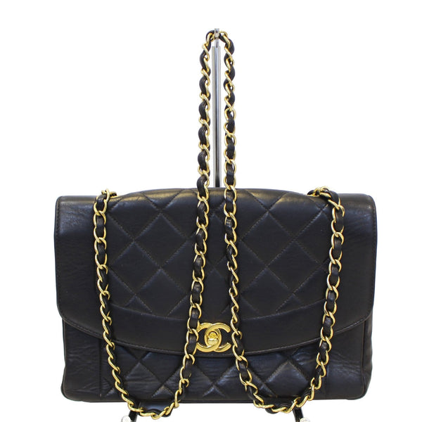 CHANEL Diana Classic Flap Quilted Leather Crossbody Bag-US