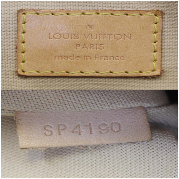 LOUIS VUITTON Siracusa GM Damier Azur Shoulder Handbag White