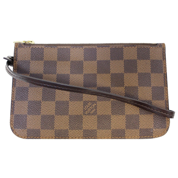 LOUIS VUITTON Damier Ebene Neverfull PM Pochette Wristlet-US