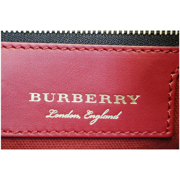 BURBERRY Haymarket Check PVC Tote Shoulder Bag-US