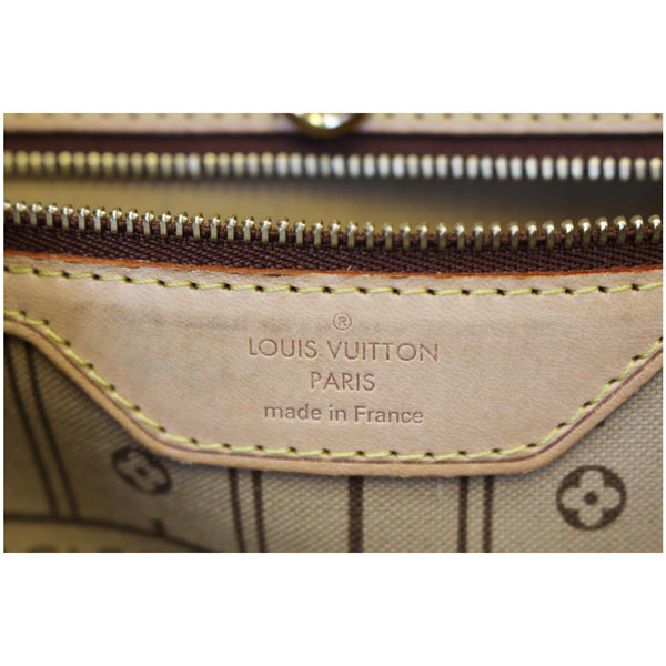 Louis Vuitton Neverfull MM Canvas Tote Shoulder Bag - lv logo