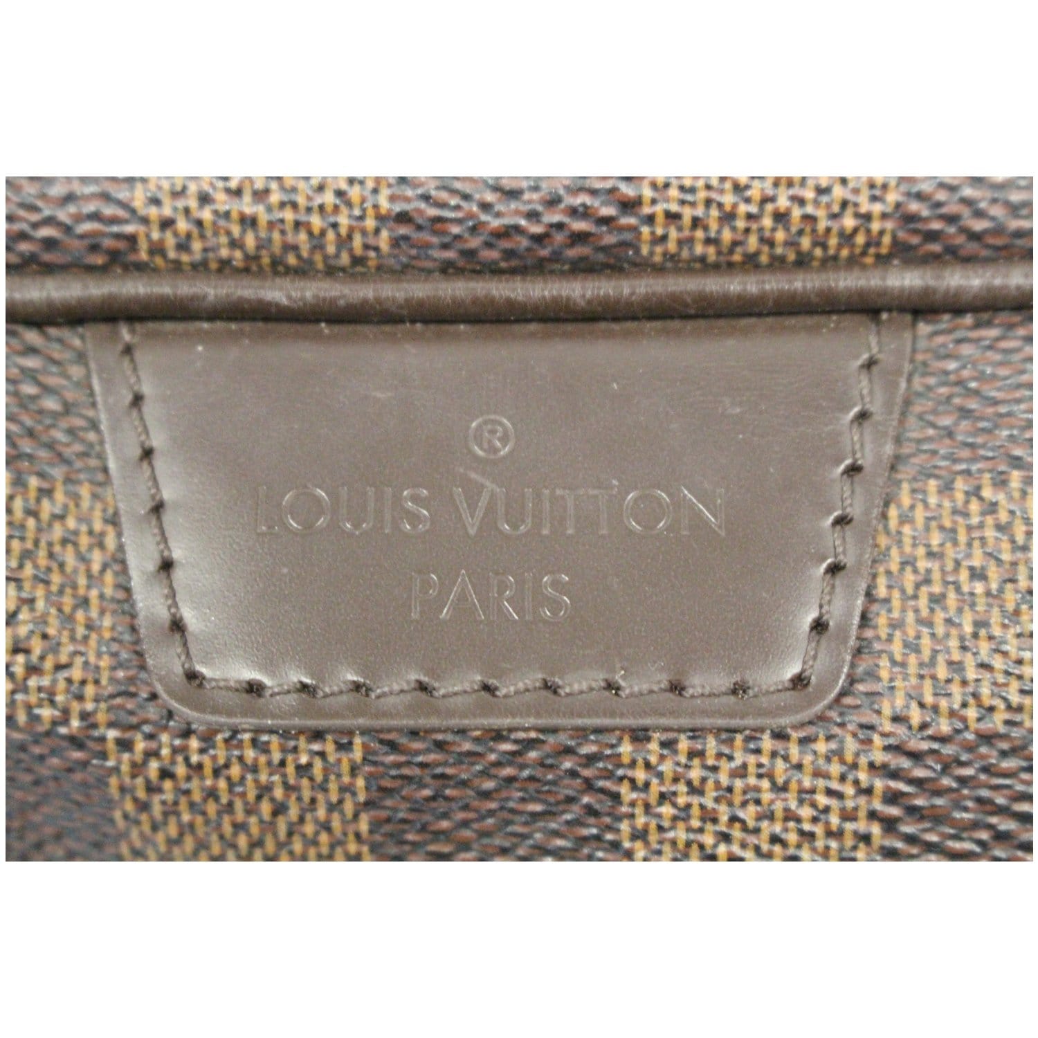 At Auction: Louis Vuitton, Louis Vuitton Damier Ebene Canvas Rivington GM