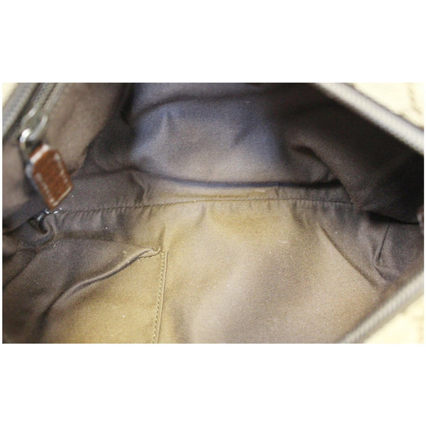GUCCI GG Canvas Web Shoulder Crossbody Bag Beige 189749-US