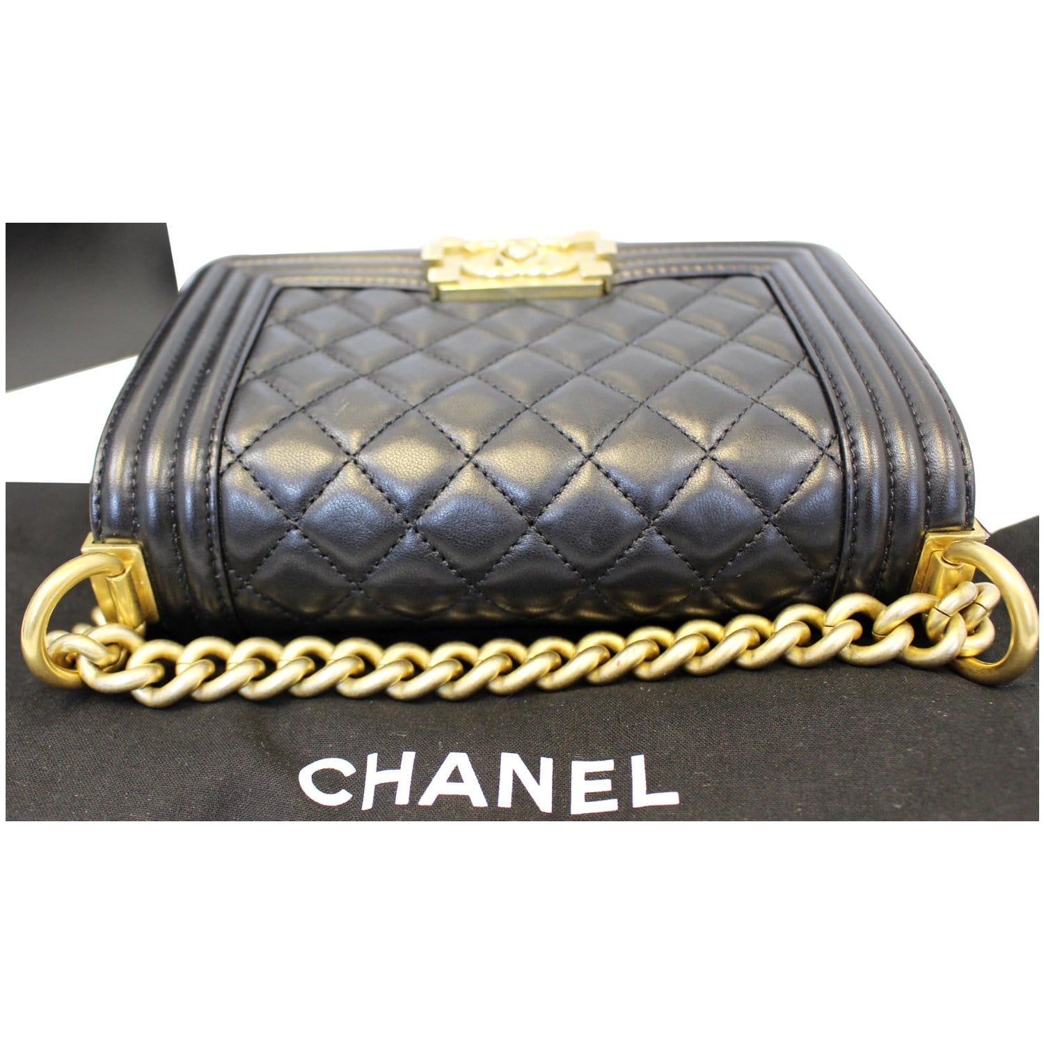 Chanel Le Boy Small Lambskin Leather Shoulder Bag