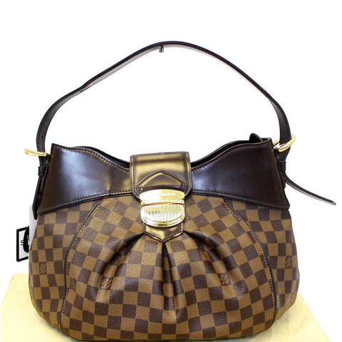 LOUIS VUITTON Damier Ebene Sistina MM Shoulder Bag
