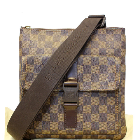 LOUIS VUITTON Pochette Melville Damier Ebene Shoulder Crossbody Bag
