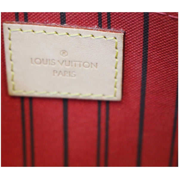 Louis Vuitton Neverfull MM Pouch Wristlet Pochette - lv logo