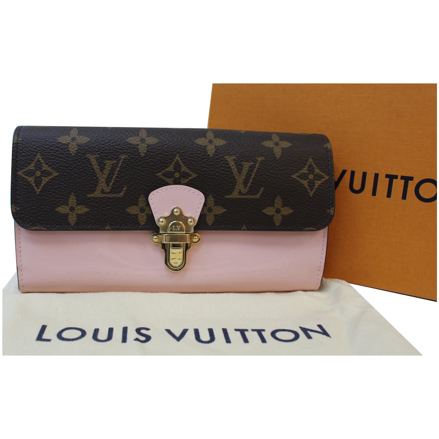 Louis Vuitton Monogram Compact Cherrywood Wallet with Rose Ballerine - A  World Of Goods For You, LLC