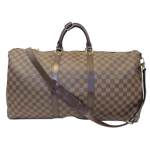 Louis Vuitton Keepall - Lv Damier Ebene Travel Bag brown