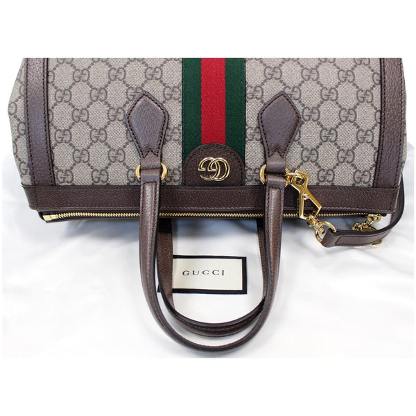 GUCCI Ophidia Medium GG Supreme Tote Shoulder Bag Beige 524537