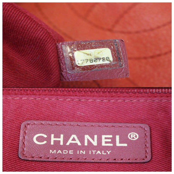 Chanel Flap Red Soft Caviar Shoulder Crossbody Bag - chanel logo