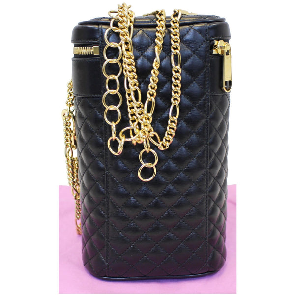 GUCCI Trapuntta Calfskin Leather Belt Bag Black 572298