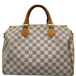 Louis Vuitton Speedy 30 Damier Azur Canvas Satchel Bag