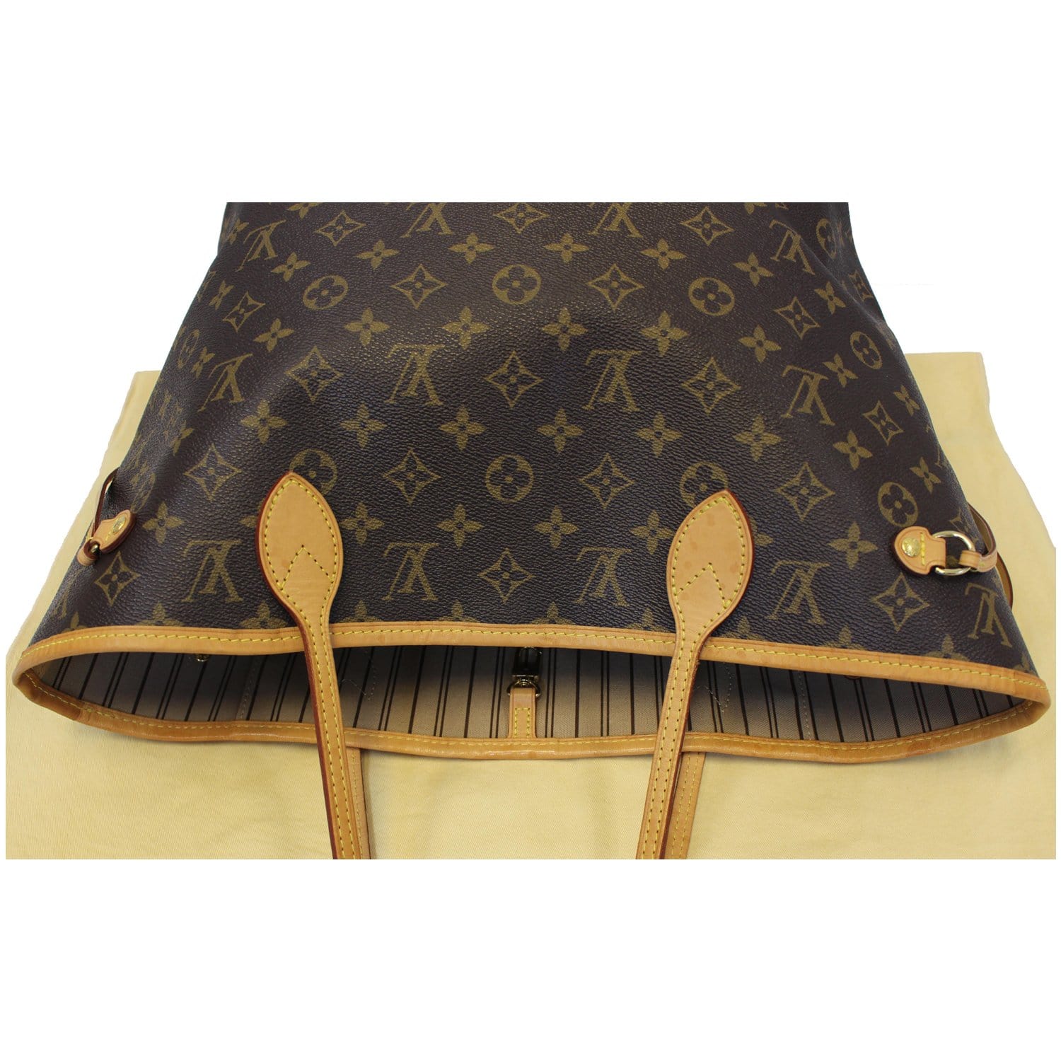 Louis Vuitton Neverfull BB in Coated Canvas with Gold-tone - GB
