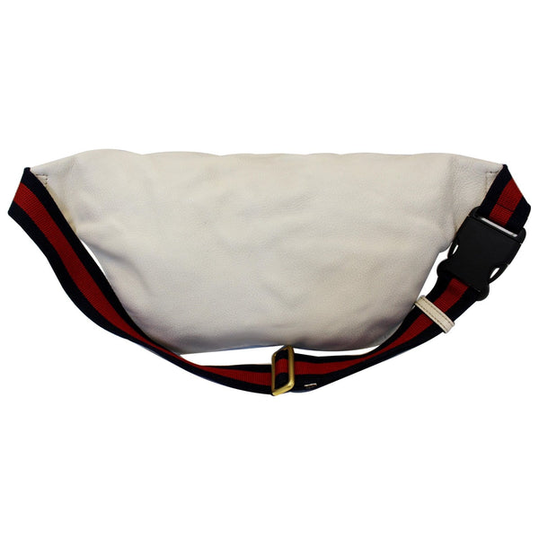 Gucci Bum Bag Print Leather White Belt Waist Medium - back view