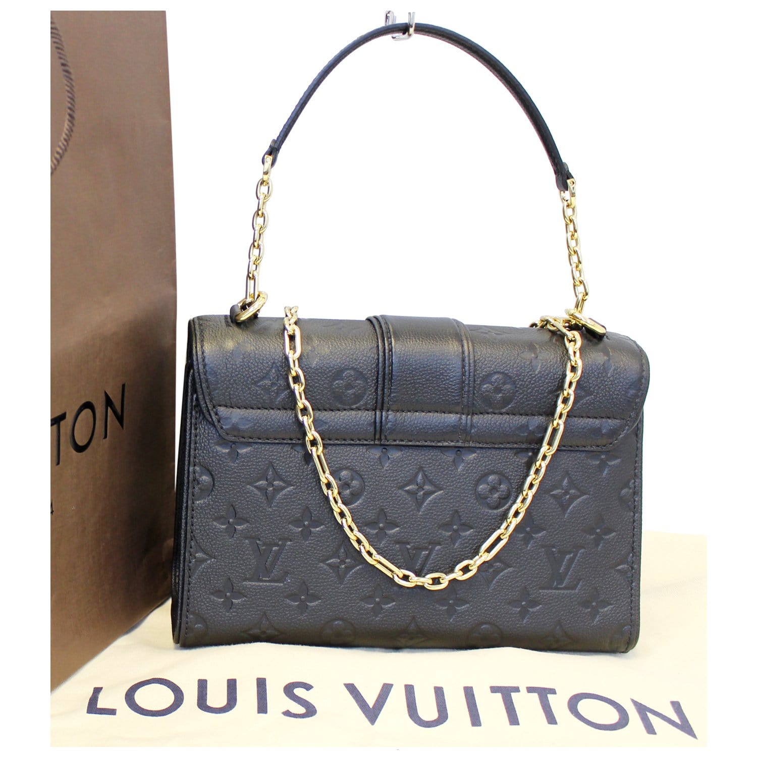Louis Vuitton lv Saint sulpice woman flap chain bag original