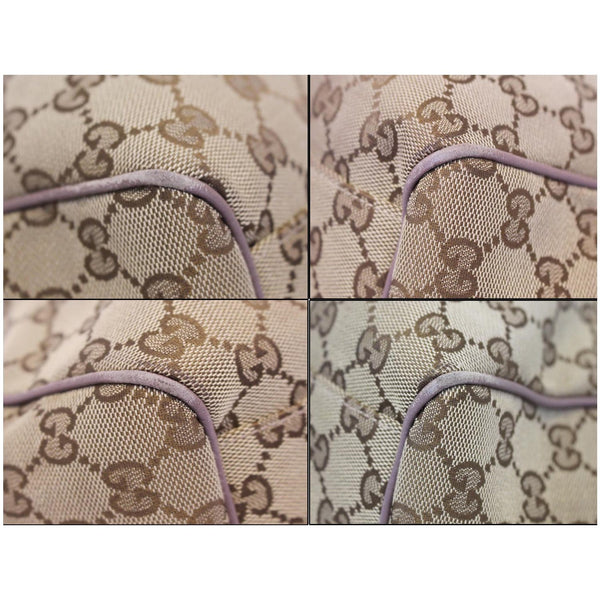 GUCCI Sukey Medium  GG Canvas Tote Bag Beige 211944-US