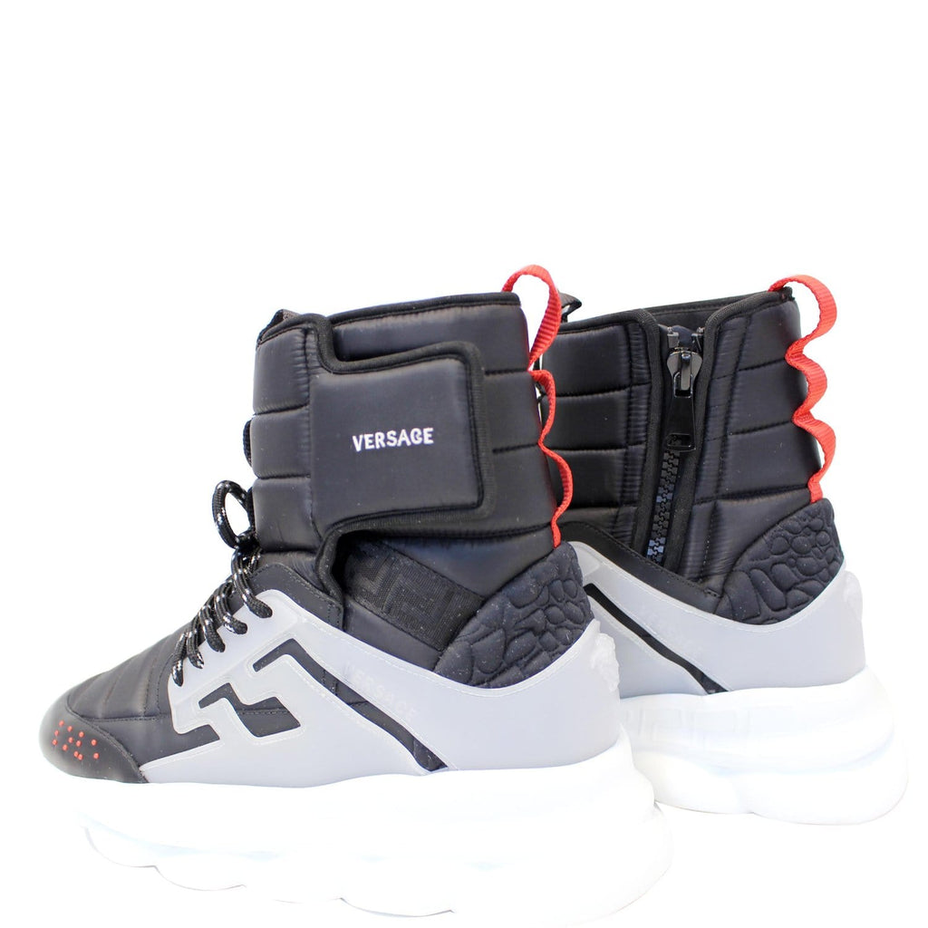 Versace Chain Reaction High-Top  Sneaker Boots EU Size 42 US Mens Size 9 ( EUC) Buy Versace Chain Reaction High Boot  main image 4