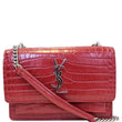 Yves Saint Laurent Sunset Crocodile Leather Wallet
