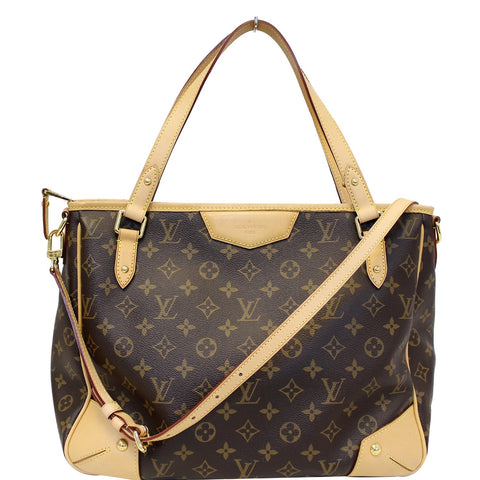LOUIS VUITTON Estrela MM Monogram Canvas Shoulder Bag Brown