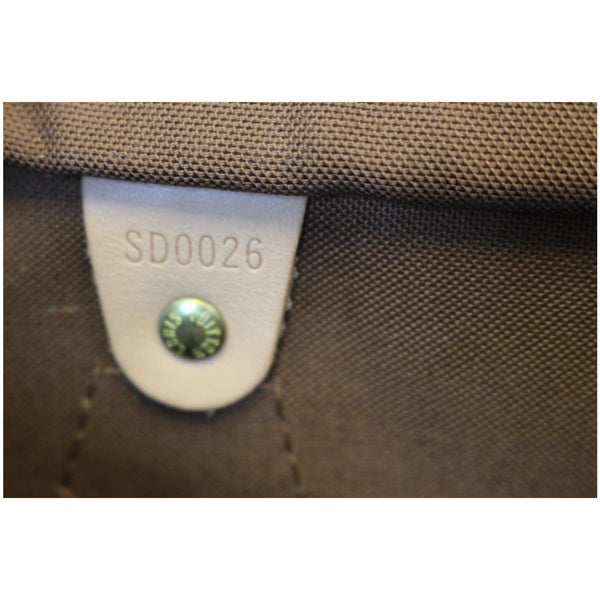 LOUIS VUITTON Speedy 35 Monogram Canvas Satchel Bag Brown-US