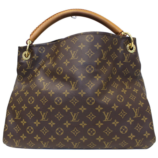 LOUIS VUITTON Artsy MM Monogram Canvas Shoulder Bag Brown