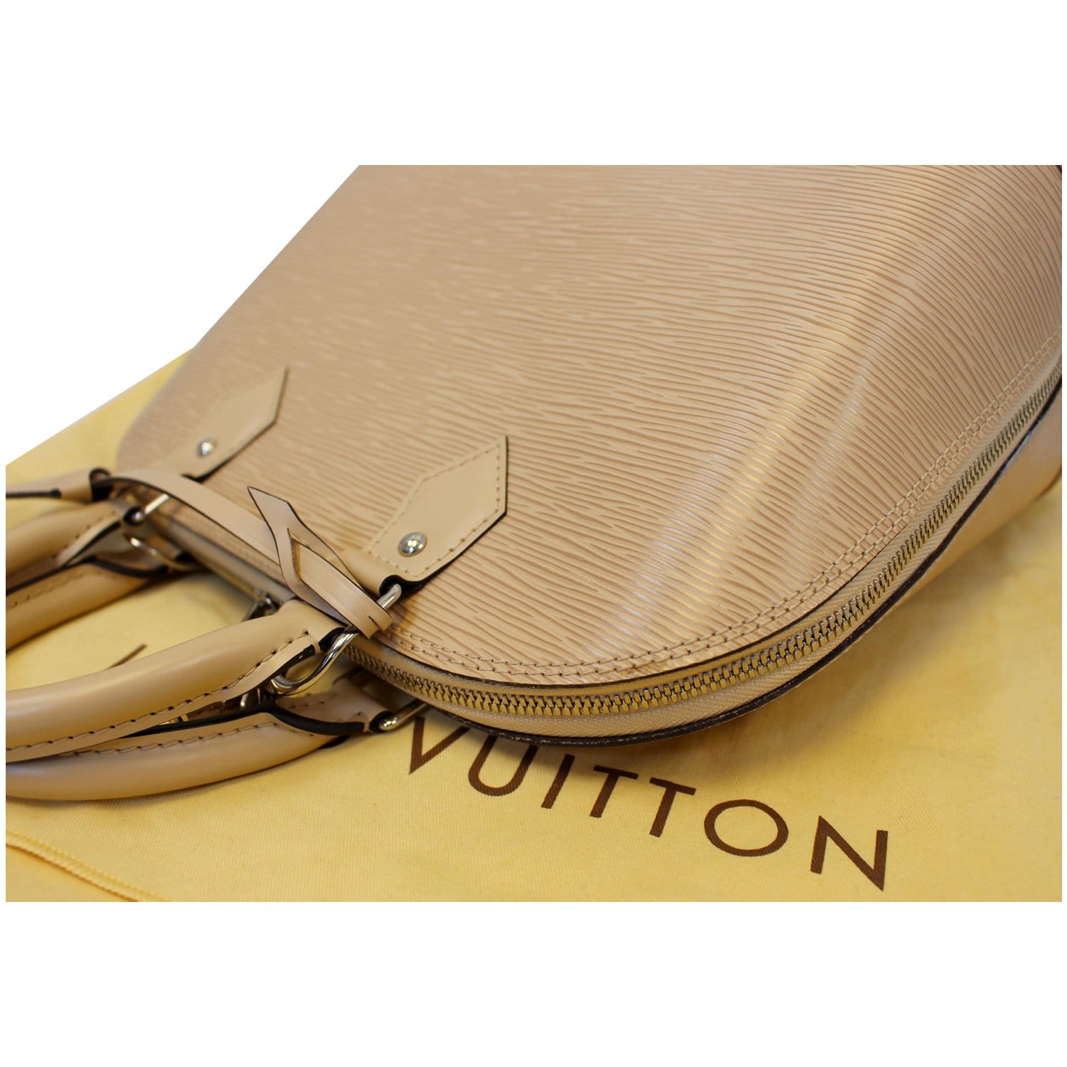 Louis Vuitton Alma Epi Leather Shoulder Bag Beige