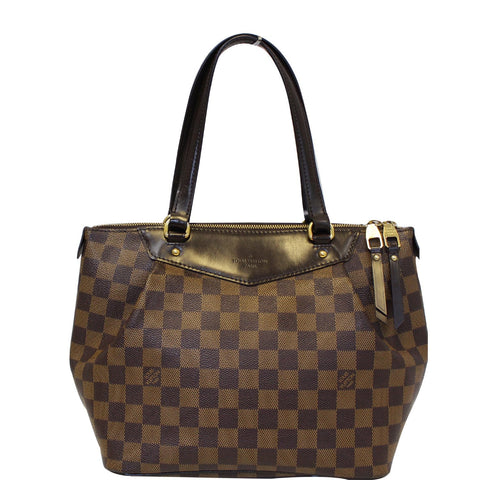LOUIS VUITTON Westminster PM Damier Ebene Shoulder Bag Brown