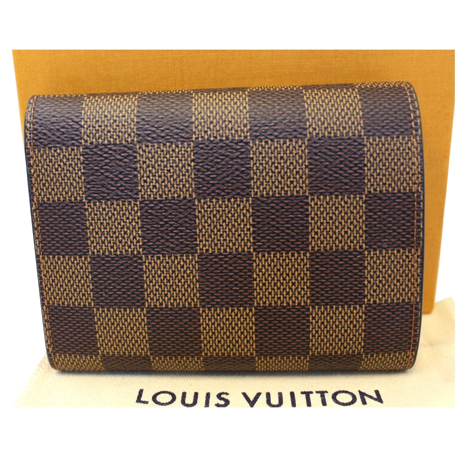 Lot - Louis Vuitton Damier Ebene Victorine Wallet