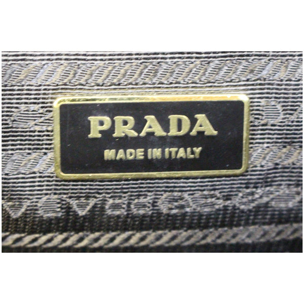 PRADA Saffiano Lux Small Double-Zip Tote Bag Black