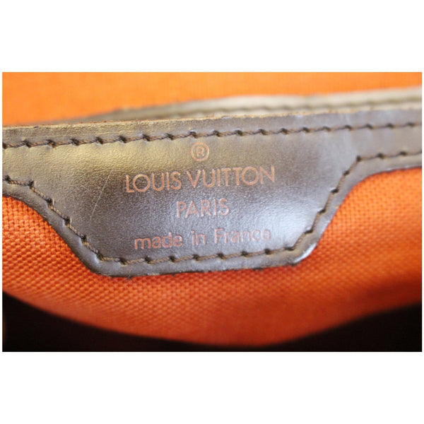 Engraved Louis Vuitton Damier Ebene Soho Backpack Bag