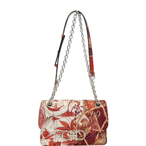 SALVATORE FERRAGAMO Quilted Multi-print Crossbody Bag Multicolor - 25% OFF